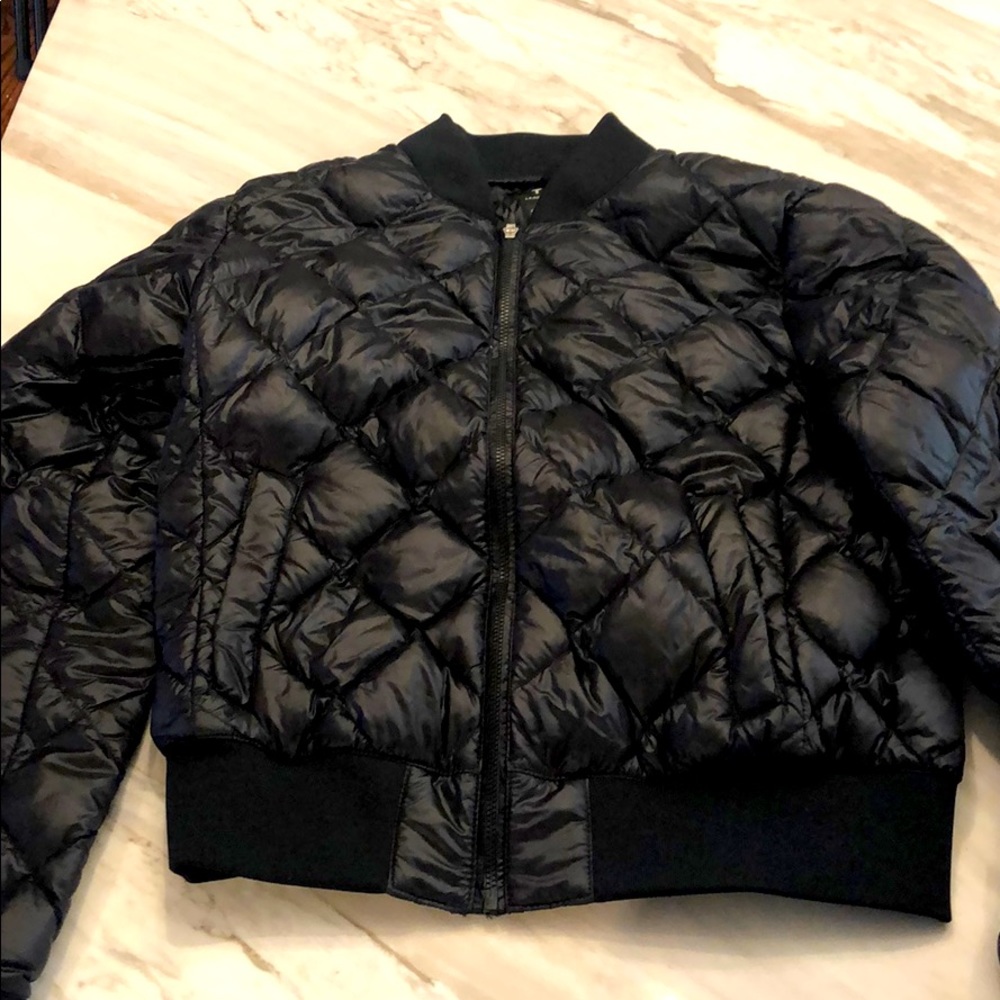 TNA Black Bomber Puffer